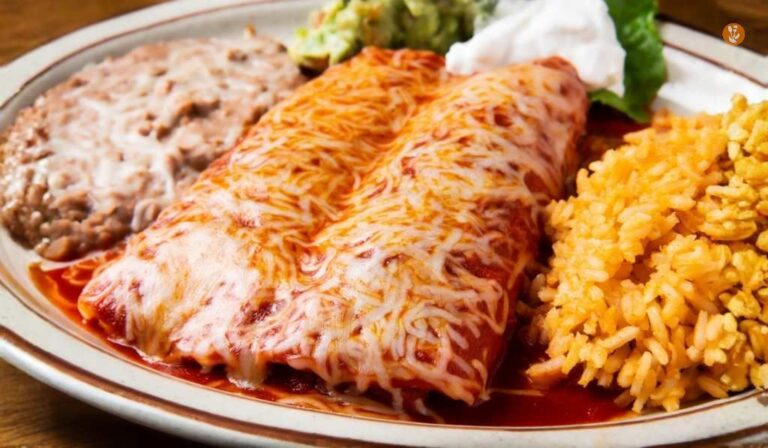 Cheesy Beef Enchiladas