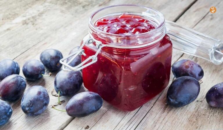 Mermelada de ciruela y mantequilla